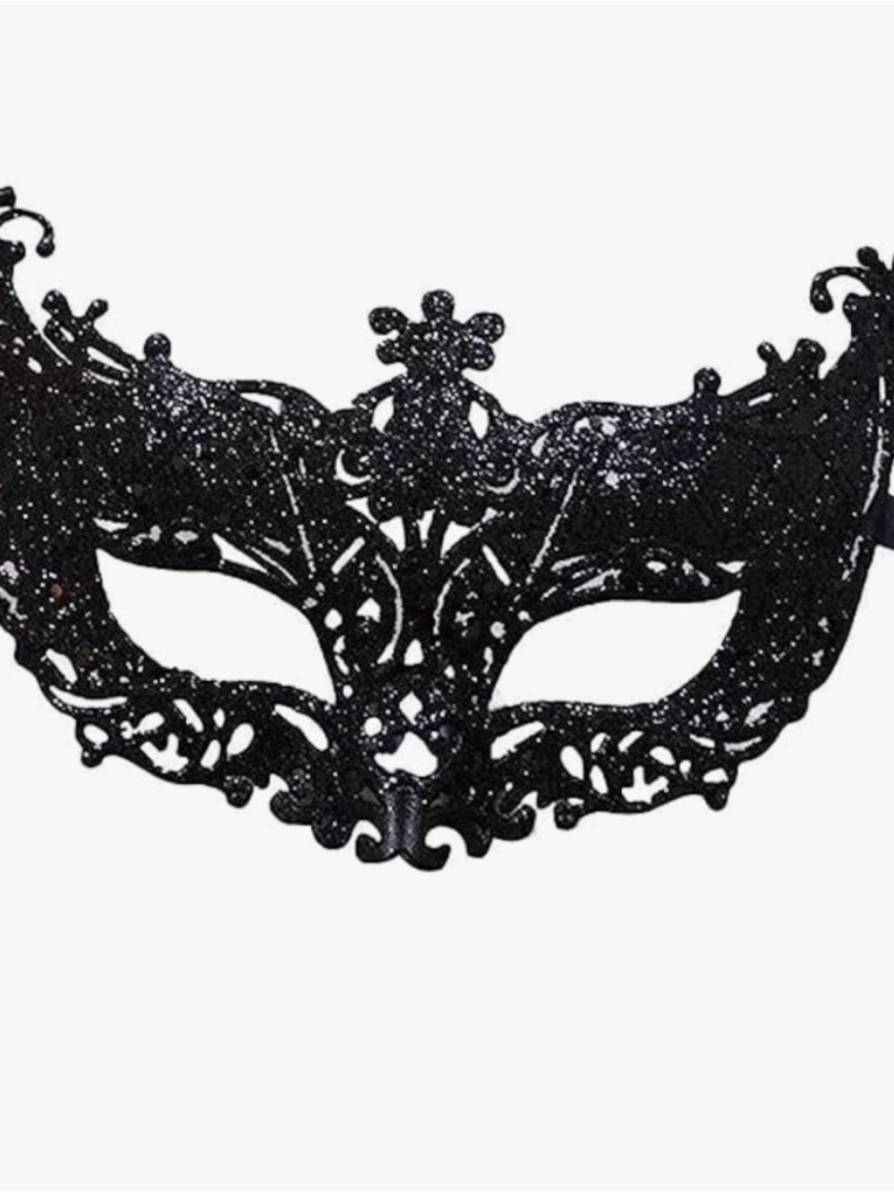 Black Lace Venetian Masquerade Mask